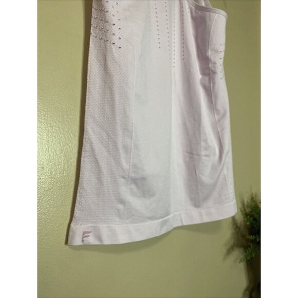 Lot Of Two Fabletics Dusty Pink Tank Perforated Seamless Women's Small? Bra - Picture 4 of 10